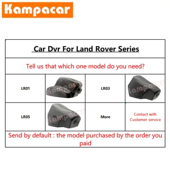 Kampacar LR15-C, Wifi Kriips Cam Car Dvr Kaamera Land Rover Range Rover Rangerover Evoque 249PS R-DÜNAAMILINE S Sport 1080P DashCam