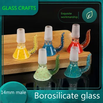 Klaas crafis Värvikas boorsilikaatklaasist kaussi 14mm Ühine Mees jaoks Igapäevased toimingud