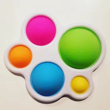 Kuum Fidget Lihtne Dimple Mänguasi Montessori Teostamine Juhatuse Stress Relief Käsi Fidget Mänguasjad Alguses Haridus-Autism Erilist Vajadust