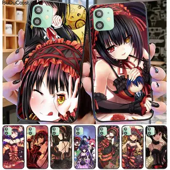 Kuupäev live Tokisaki Kurumi Anime Telefon Case For iphone 12 pro max 11 pro XS MAX 8 7 6 6S Pluss X 5S SE 2020 XR juhul