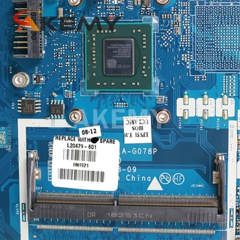 Kõrge kvaliteediga L20479-001 HP 15-DB Seeria Sülearvuti Emaplaadi EPV51 LA-G078P koos E2-9000E CPU DDR4 Täielikult Testitud