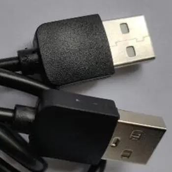 Kõrge Kvaliteediga Must-USB 2.0 Mees Mees M/M Laiendamine Pistiku Adapter Kaabel Juhe Traat Hulgi laos!!!