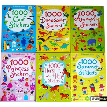 Lapsed 1000pcs Cartoon Kleebised Baby Loomad Dinosaurus Printsess Loominguline Kleebis Raamat Lasteaed Kool