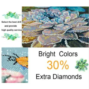 LCOZX Diamond Tikandid Kaunis Teemant Maali Täis Ruut/Ring Uute tulijate Abstraktse Diamond Flower Art Home Decor