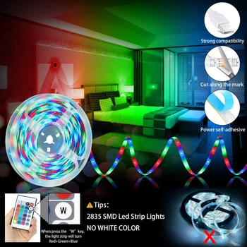 LED Riba RGB Tuled 2835 5V Bluetooth-Control USB Paindlik Lamp Lint Lint Diode TV Arvuti Desk Kerge Magamistuba Pool Tuled