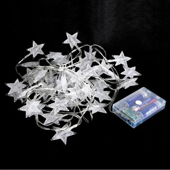 LED Star String Tuled 1.2 M 3M LED Haldjas Tuled Jõulud Pulm teenetemärgi Valgustus Aku Tegutseda tuled sirama