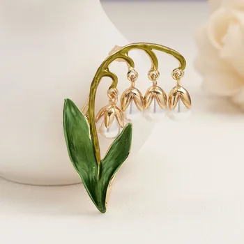 Lihtne, Elegantne Orhidee Õie Prossid Naiste Minimalistliku Stiili Pearl Aksessuaar Klassi Moe Tehase Sõle Pin-Ehted Uute Kingitus