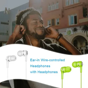 Lihtne Universaalne In-ear Kõrvaklapid Inline-Arvuti-Telefon-Nisu Peakomplekti Juhe Peakomplektiga Bluetooth Kõrvaklapid V4.2 Stereo