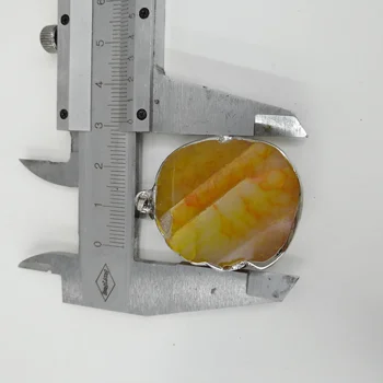 Looduslikust Kivist Quartz Crystal Kivi Ripats Ebaregulaarne Väravad Ripatsid Võlu Ehted Teha DIY Kaelakee Tarvikud 31x46mm