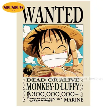 Luffy One Piece 5D DIY Diamond Maali Täis Ruut, Ring Puurida Daimond Tikandid ristpistes Mosaiik Rhinestone Kingitused Meestele