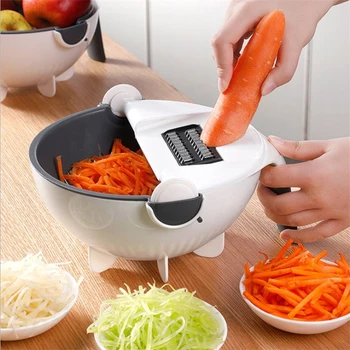 Magic Pöörake Köögivilja Lõikur Äravoolu Korvi Multi-funktsionaalne Köök Veggie Puu-Shredder Riiv Slicer