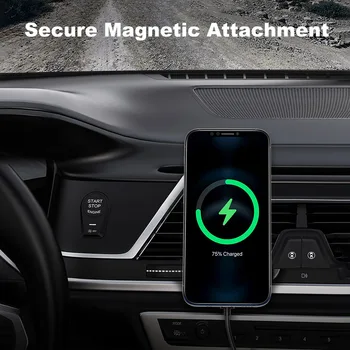Magnet Traadita autolaadija Mount Seista iPhone Mini 12 12 Pro Max Magsafe 15W Kiire Juhtmeta Laadija Auto Hoidikut