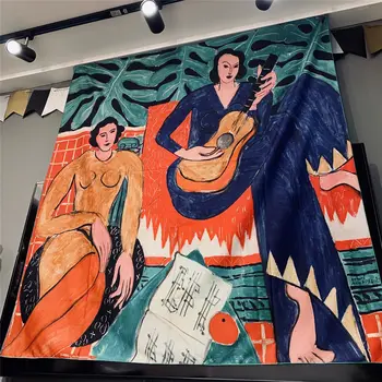 Matisse Naiste Kitarr Vaip Koju Dekoratiivne Riie Kunsti õlimaal Vaip Seina Lapiga elutuba Kunst ja Käsitöö