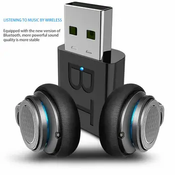 Mini 2 In 1 USB-Bluetooth-5.0 +EDR Saatja-Vastuvõtja Stereo Bluetooth-USB-RCA ja 3,5 mm AUX-PC-TV Tarvikud