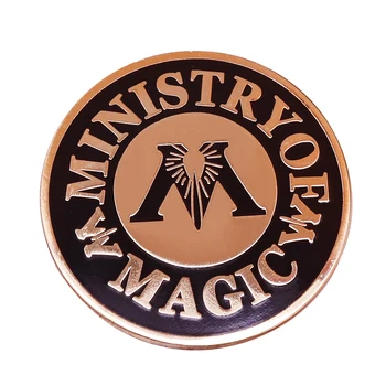 Ministry of Magic embleemi Võlurite Maailmas Sõle maagiline õnnetuse Pääsme briti ministeeriumi Emailiga Pin-Võlurite Maailmas Ehted