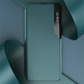 Moe Poole Külje Akna Flip Phone Case For Samsung Galaxy Note 20 Ultra 10 Pro 8 9 Magnet 360°Põrutuskindel Kaitse Juhtudel
