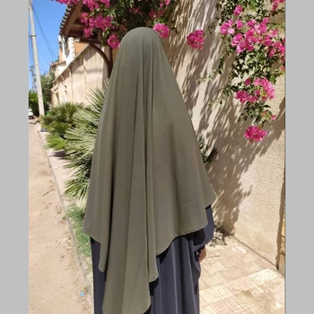 Moslemi Naiste Palve Hijab Pikk Sall Värviga Khimar jilbab Islami Suured Üldkulud täielikult Katta Riided Ramadan Araabia, Türgi