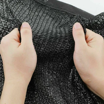 Must 8 Pin HDPE Anti-UV-Nokats Net Aias Lehtla Sunblock Shade Net Väljas Taimede Varju Rest Cloth Basseini Kate