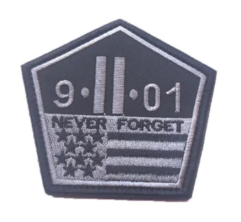 Mälestuseks 9.11 Sõjalise Armee Taktikaliste Tikandid Plaastrid Riided Riided Embleemi Appliques Märgid