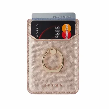 Nahast Kaardi Omanik 3M Kleebis Liimid Krediidi ID-Kaart, Mobiil-Telefoni Tagasi Tasku Rahakoti Puhul Kleeps Telefoni Seista Suporte Celular