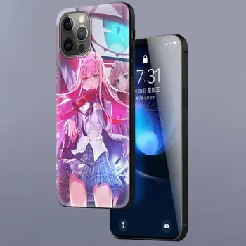 Null Kaks Darling FranXX Anime Telefon Case for iPhone 11 12 Max Pro 7 8 Plus X XS Max XR SE(2020) 6 6S Pluss Pehme Koorega Coque Kate