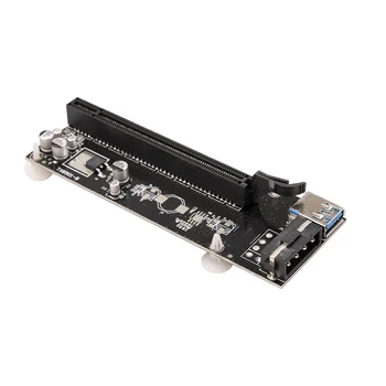PCI-e Ärkaja PCIe pesa PCI Express 1X kuni 16X Extender Kaardi Adapter koos 0,5 m USB 3.0 Kaabli jaoks BTC Kaevandamine