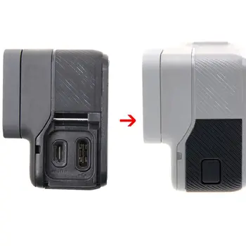Pool Ukse Kate USB-C Mini Pool Kaitsja Asendamine HDMI-ühilduvate Port gopro HERO5/6/7 Must UV Filter Objektiivi Parandus Osad