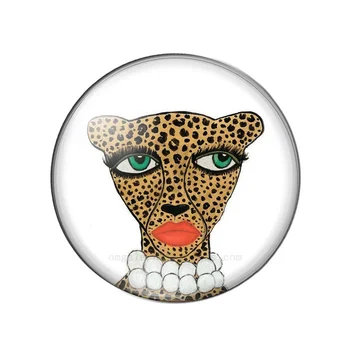 Punk Leopard Kass, Tiiger, Kass, Lõvi Loomade Kunsti Maalid 8-30mm 10tk lähteenmäki Klaas kivi ümber Demo Korter Tagasi Teha Järeldused