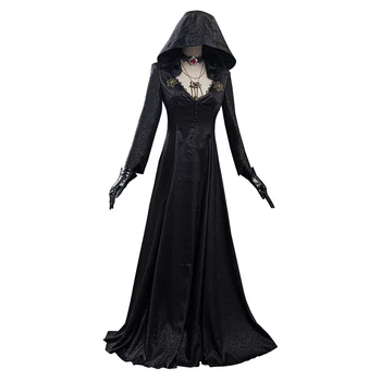Residendist Cosplay Kostüüm Vampiir Lady Kleit Varustus Halloween Carnival Ülikond