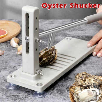 Roostevabast Terasest Kest Shucker Tööriista Komplekt Oyster Merekarp Avaja Masin Professionaalne Hotel Buffet Oyster Shucker Jaoks Grill
