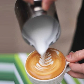 Roostevabast Terasest Piima-Le 1L Kannu Le Kann Tõmba Lill Cup Coffeware Espresso Barista Käsitöö Kohvi Latte Mahuti