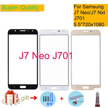 Samsung Galaxy J7 neo J701 J701F Touch Ekraan Ees Välimine Klaas Paneel J7 Nxt SM-J701F LCD Välimine Objektiivi Asendamine