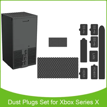Silikoon Tolmu Pistikud Määrata Anti-tolmu Xbox Seeria X S Konsooli Silikoon tolmukindel Tolmu Plug Määrata XBOX Seeria X S Lisatarvikud