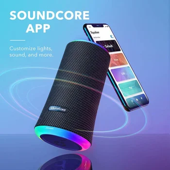 Soundcore Põletatud Kaasaskantav Bluetooth Kõlar IPX7 Veekindel Väljas Subwoofer Juhtmevaba TWS Heli Veerus LED Valgus Stereo Kõlar