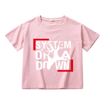 System Of A Down metal bänd cottton lühike t-särk naiste saagi tops vintage-korea, t-särk naistele suvised topid tee harajuku riided