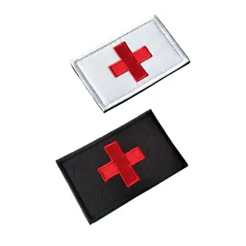 T-N Armee Taktikaliste Meditsiini Päästmiseks Velcro Punase Risti Plaastrid Sõjalise Sõjad Custom Tikitud Kott Kleebised Sõdur Märgid Appliques