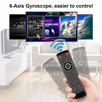 T1 Pro Häält, puldiga 2.4 G Traadita Õhu Hiirt, hääljuhtimine Gyro IR Remote 2 IR-Õppe Android Tv Box