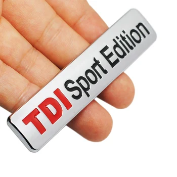 TDI Sport Edition SEE Logo Embleem Pagasiruumi Kleebis Volkswagen VW Golf, Jetta Passat Polo Tiguan Touran CC Arteon Car Styling