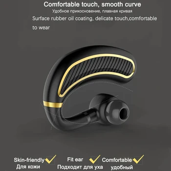 TEBAURRY Business Bluetooth Kõrvaklapid Juhtmevabad Kõrvaklapid Koos Mikrofoniga 24 Tundi tööaega, Bluetooth Peakomplekti, telefon iphone xiaomi