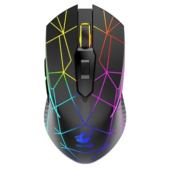 Traadita 2400 DPI Reguleeritav Gaming Mouse Laetav Vaikne RGB Mängu Hiired Desktop Professionaalne Arvuti Hiir