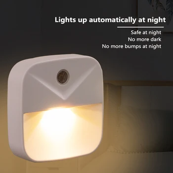 Tulede LED Night Light Loominguline Smart Sensor Lamp Intelligentne Voodi, Lamp ja Uudsus Kingitus Plug-in Eco-sõbralik Valguse Lapsed Bedro