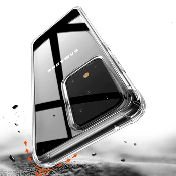 Turvapadi Põrutuskindel Case For Samsung Galaxy S21 Ultra S9 S10 S20 S21 Pluss S20 FE Märkus 9 10 20 Ultra Silikoon TPÜ Telefoni Kate Juhul
