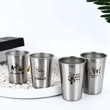 Tööstuse Stiilis 350/500ML Beer Cup Nordic Ins Metallist Cactus Seerias Lovers Cup Vastupidav Veini Tassi Leibkonna Kontoris Kuristama Tassi