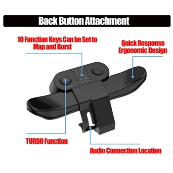 Töötleja Tagasi Nuppu Arestimise SONY PS4 Gamepad Tagumine Laiend Adapter Elektroonilised Tarvikud Ps4 Töötleja Topelt TURBO