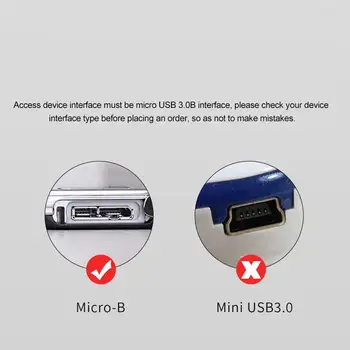 USB 3.0 A-Micro B Male Adapter Converter Kaabel SSD HDD Mobile Hard Disk