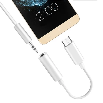USB Tüüp C Kuni 3.5 mm Kõrvaklappide Pesa Audio Adapter, Aux Mikrofon Pistik Kaabel Letv 2 Letv 2 Pro Letv MAX2 Xiaomi 6 Mi6
