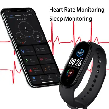 Uued Üksused 2021 Elektroonika M5 Smart Watch Bluetooth Fitness Käevõru Vererõhk, Südame Löögisagedus Järelevalve Sport Käepael