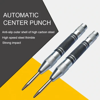 Uuendada Automaatne Keskus Pin Kevadel Koormatud Kaubamärgi Center Punch Vahend Puidu Taandus Mark Puidutöötlemine Vahend Natuke Punch Needle
