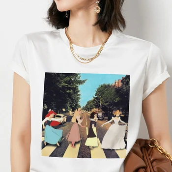 UUKL Poleras Mujer De Moda 2020. Aasta Suvel Moe Valge T-Särk Harajuku Trend Esteetiline Printsess Tshirt Vaba aja veetmise Streetwear T-särk