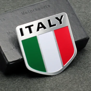 Uus Auto Sulam, Metall 3D Logo Embleem Racing Sport Kleebis itaalia Kleebised Lipu ITAALIA P9G7